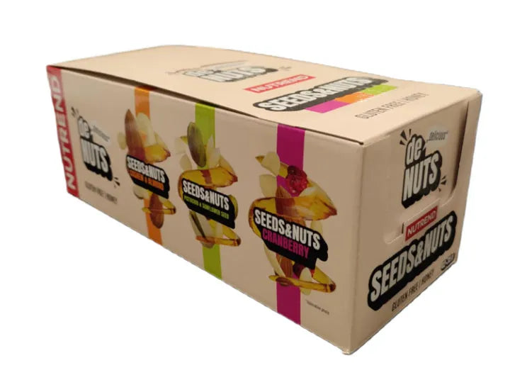 Denuts Seeds & Nuts Bar Pistachio Sunflower Seed - 42 x 35g - Nutrend - Sporto papildai