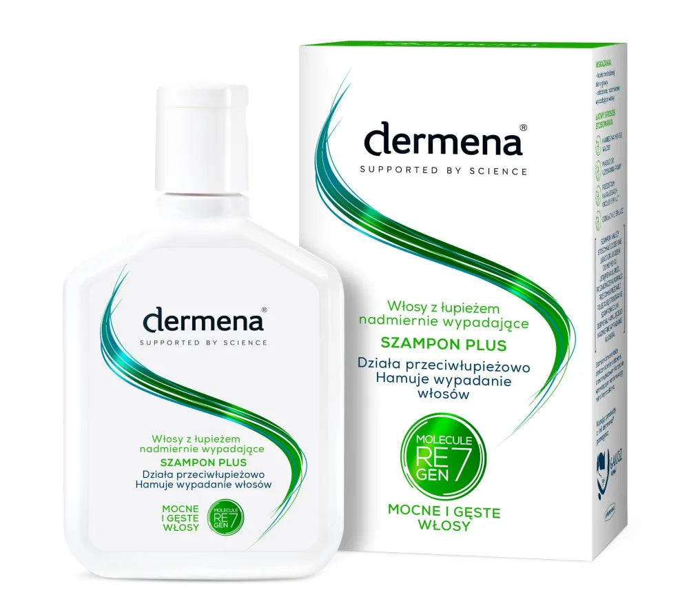 Dermena Hair Care Plus priešpleiskaninis šampūnas plaukų slinkimo prevencijai 200 ml - Kosmetika