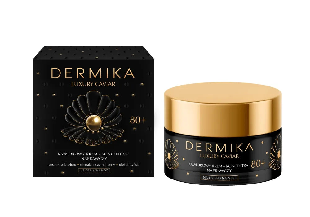 DERMIKA Luxury Caviar Repair Concentrate Cream 80+ dienai ir nakčiai 50ml - Kosmetika