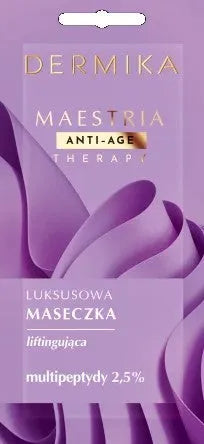 DERMIKA Maestria Anti-Age Terapija Prabangus pakeliamasis kaukė - multipeptidai 2.5% 7g - Kosmetika
