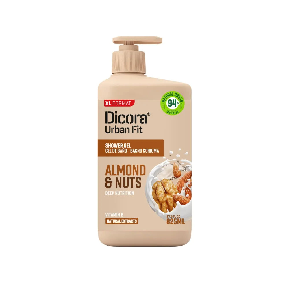 DICORA Almond and Walnut Shower Gel 825 ml - Kosmetika