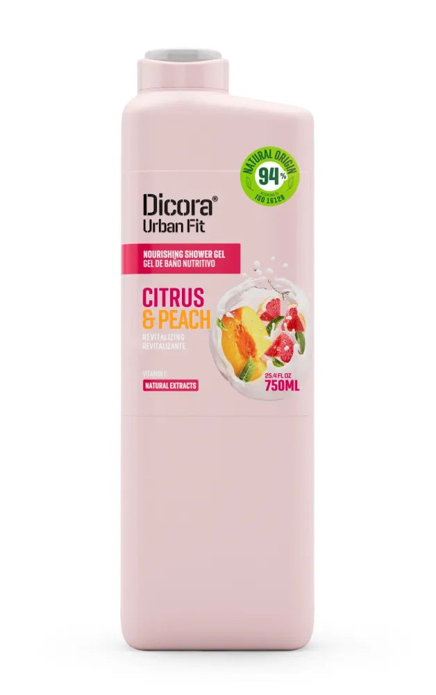 DICORA Dušo gelis Citrusų ir persikų aromatas 750 ml - Kosmetika
