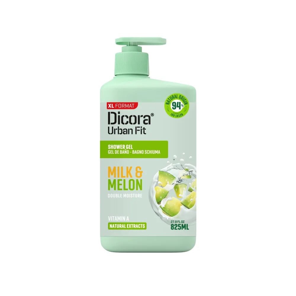 DICORA Milk and Melon Shower Gel 825 ml - Kosmetika