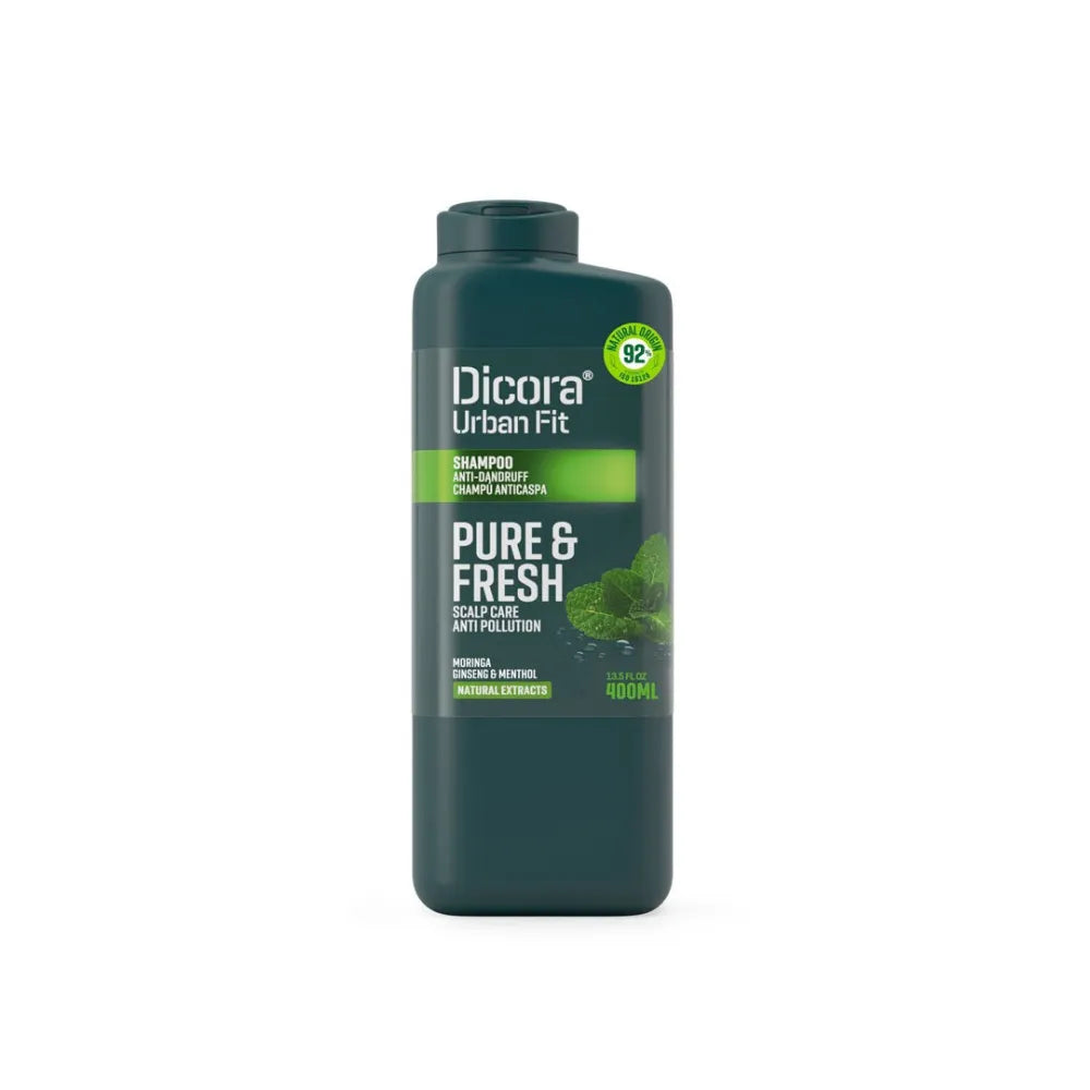 DICORA Urban Fit Pure&Fresh; 2-in-1 pleiskanų šampūnas 400 ml - Kosmetika