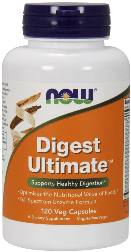 Digest Ultimate - 120 vcaps - NOW Foods - Papildai