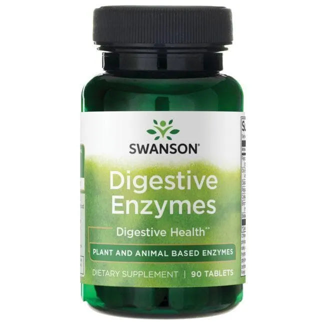 Digestive Enzymes - Virškinimo fermentai - N90 - Swanson - Papildai