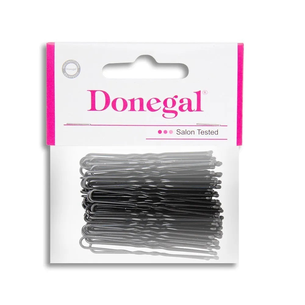 DONEGAL BOSTER PIN juodas 6cm (5095) 1 pakuotė - 50 vnt. - Kosmetika