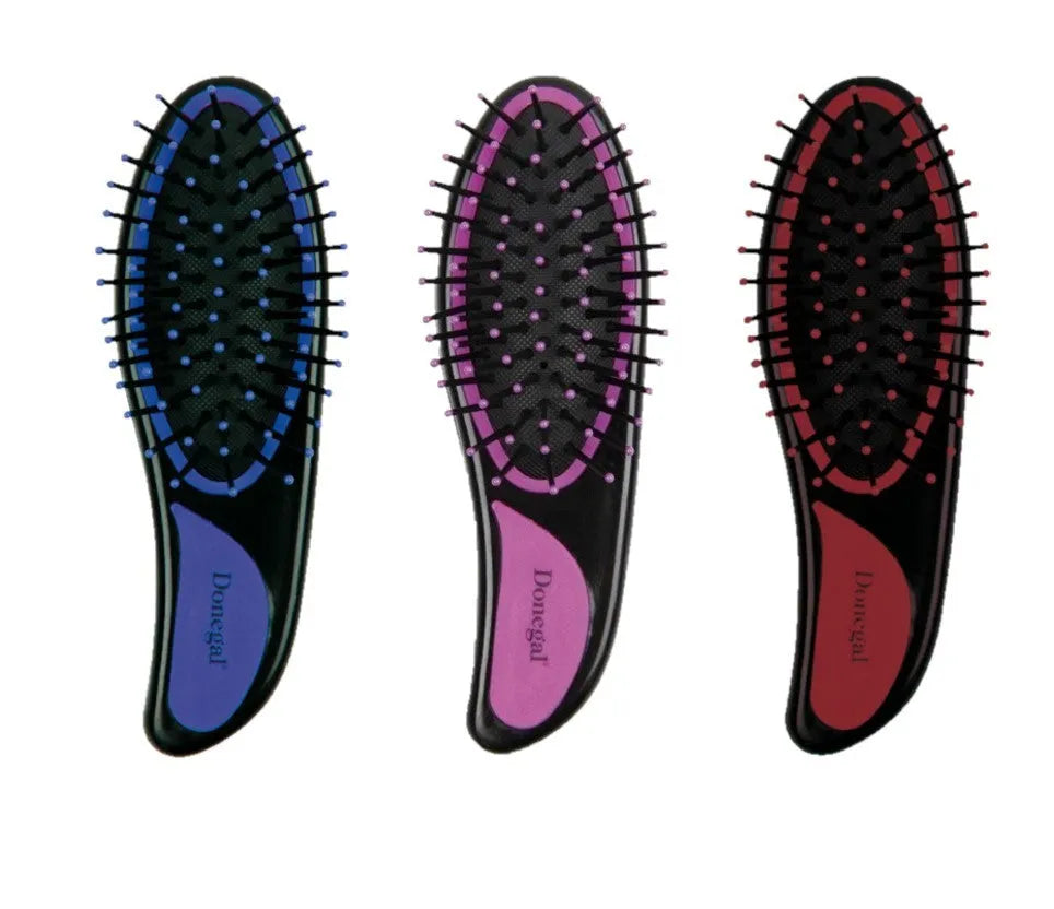 DONEGAL BRUSH WITH CUSHION MINI BLACK COLOR (9 - Kosmetika