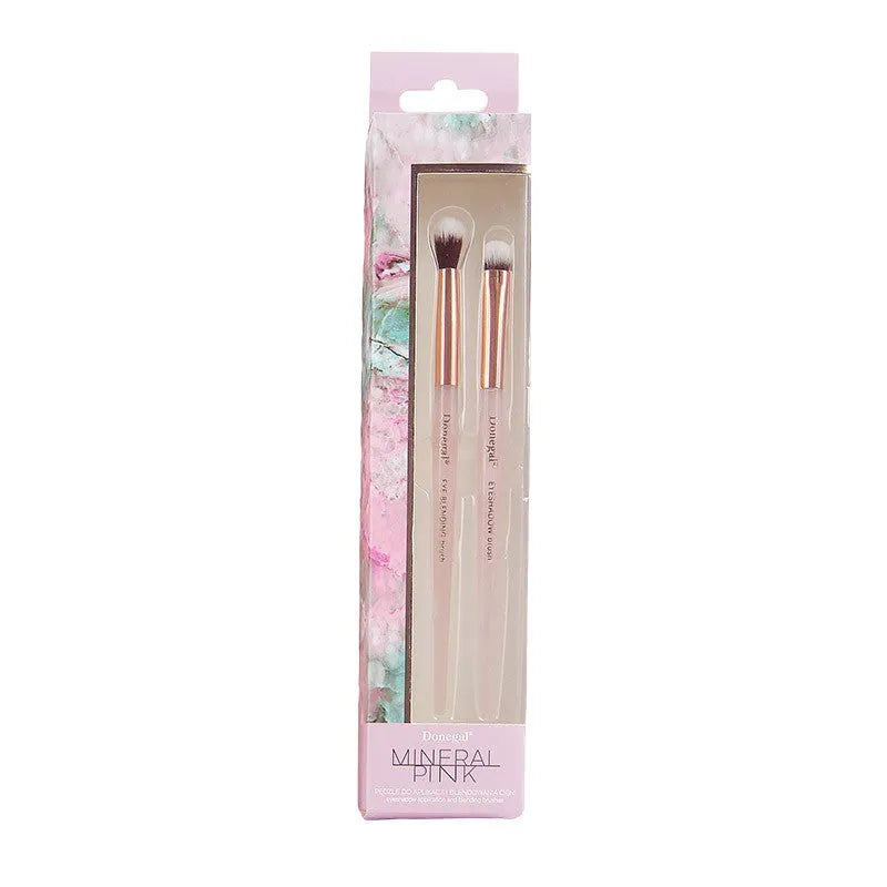DONEGAL Eyeshadow brushes (4293) Mineral Pink 2 vnt. - Kosmetika