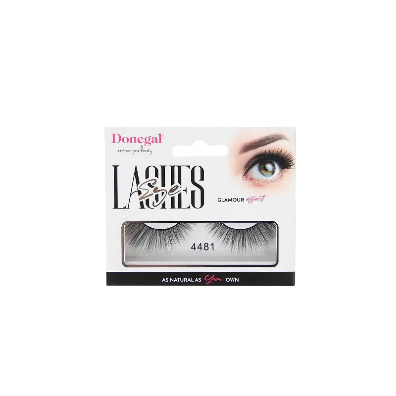 DONEGAL FALSE EYELASHES - ant juostos Glamor Effect (4481) 1 pakuotė. - Kosmetika