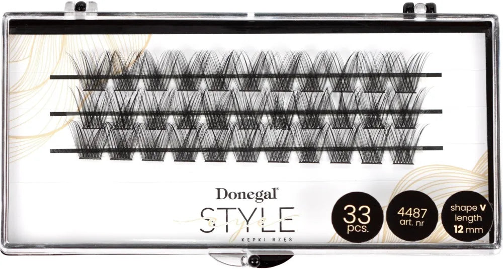 DONEGAL False eyelashes V-Eye -Stilius 12mm (4487) - Kosmetika