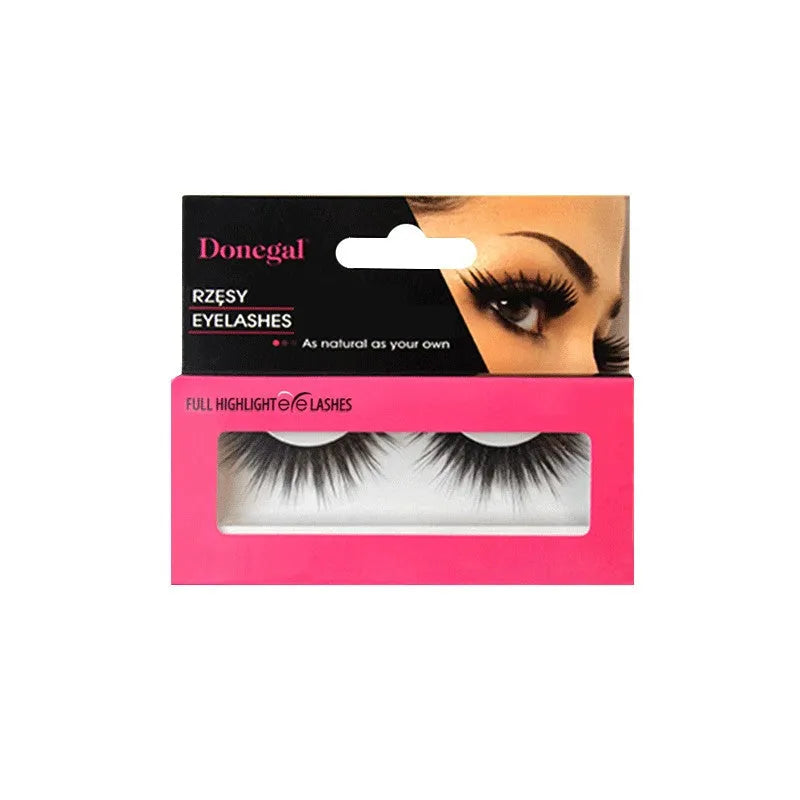 DONEGAL FALSE EYELASHES WITH GLUE (4472) ant juostos 1 pakuotė. - Kosmetika