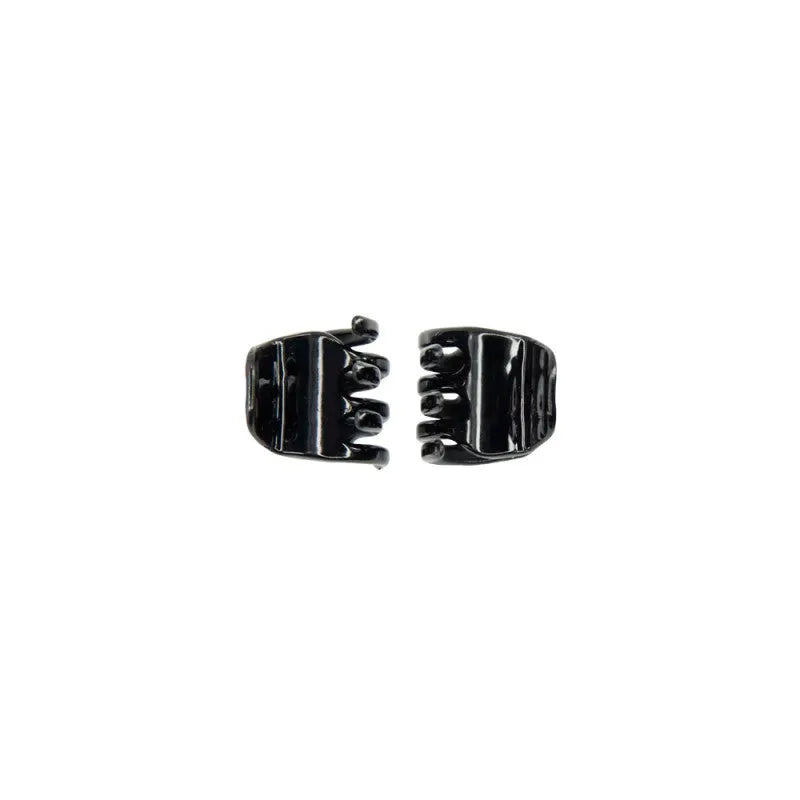 DONEGAL HAIR CLAMP Mini juodas (FA-5829) 1 pakuotė - 2 vnt - Kosmetika