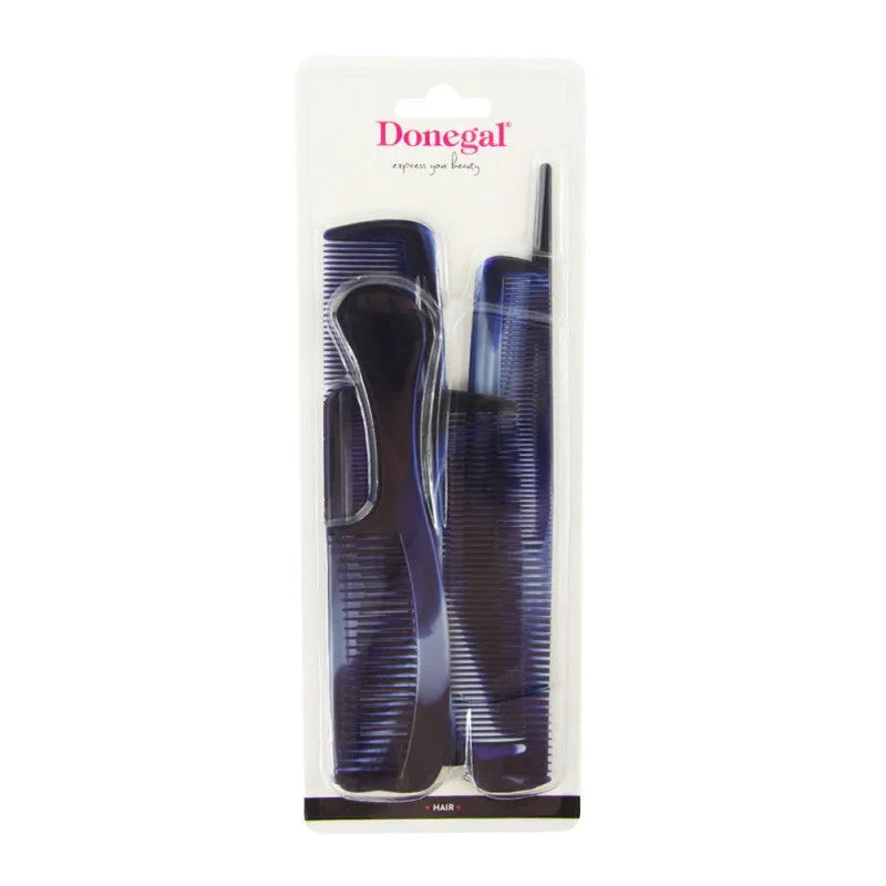 DONEGAL HAIR COMBS (1516) 1 pakelis - 6 vnt. - Kosmetika