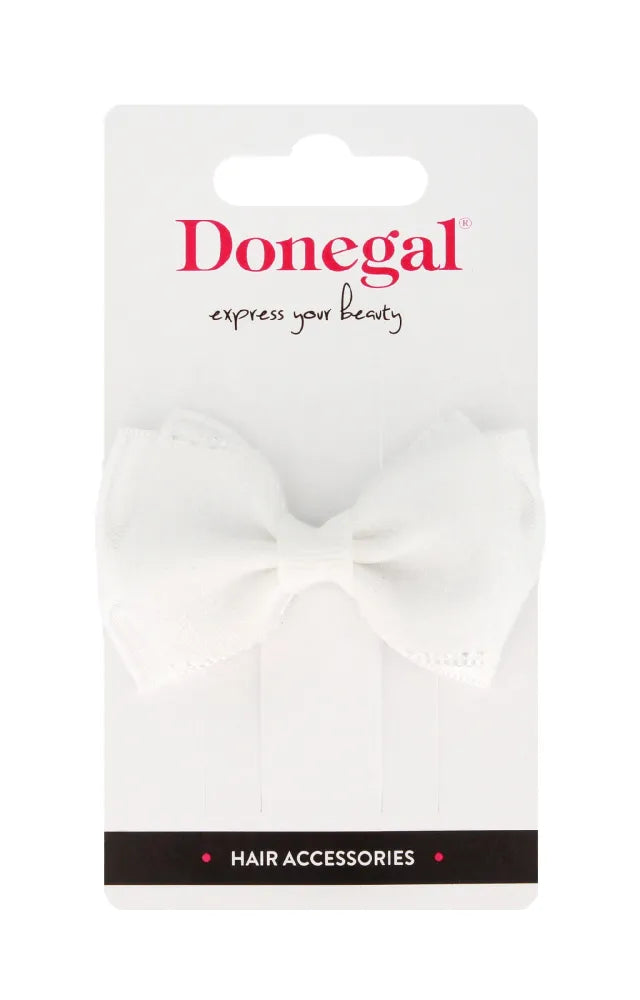 DONEGAL Plaukų dekoracijos - segtukas - baltas kaspinas (FA-5742) - Kosmetika