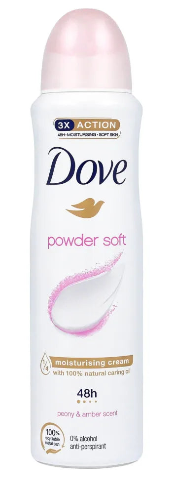 Dove Antiperspirants Powder Soft antiperspirantas aerozolis 150ml - Kosmetika