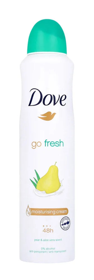 DOVE Go Fresh Deodorant antiperspirant for women spray Pearl & Aloe vera scent 250 ml. - Higiena