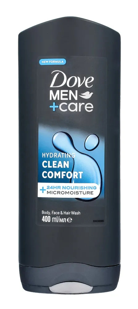 DOVE Men + Care 3-in-1 dušo gelis - Švarus komfortas 400ml - Kosmetika
