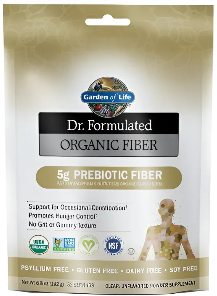 Dr. Formulated Fiber Unflavored - 192g - Garden of Life - Papildai