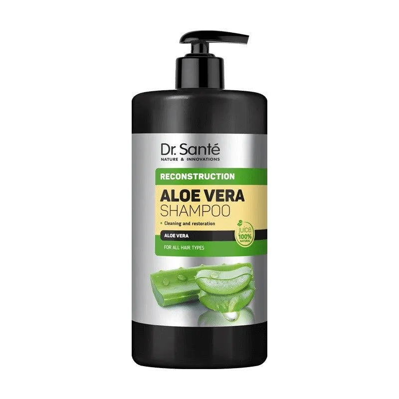 DR. SANTE Aloe Vera rekonstrukcinis šampūnas visų tipų plaukams 1000 ml - Kosmetika