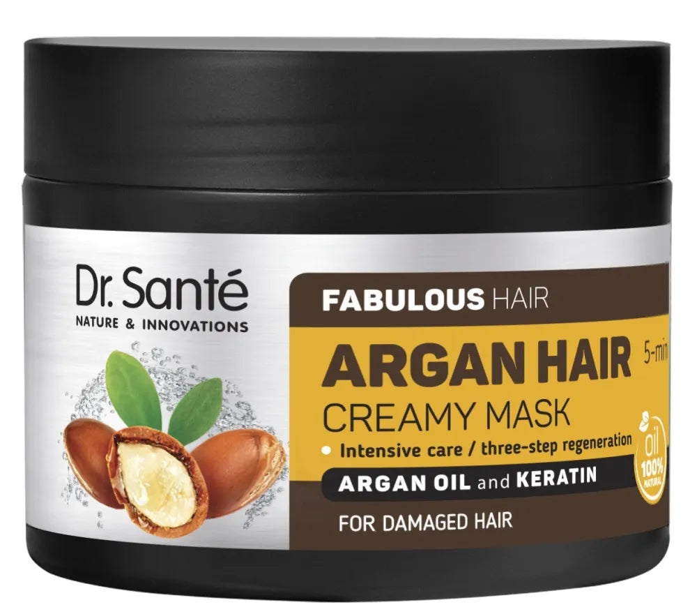 DR.SANTE Argan Hair Mask for damaged with oil and keratin 300 ml - Kosmetika