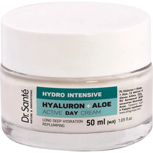 DR.SANTE Hydro Intensive Active Day Cream Hyaluron + Aloe 50 ml - Kosmetika