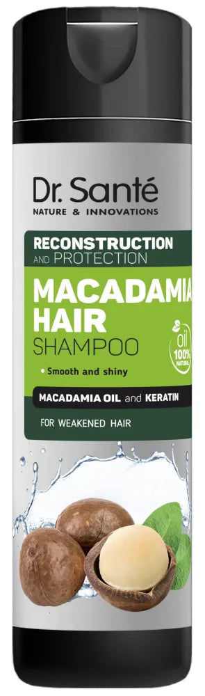 DR. SANTE Macadamia Hair Shampoo for weak with oil and keratin 250 ml - Kosmetika