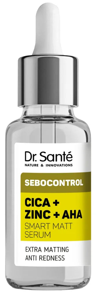 DR.SANTE Sebocontrol Intelligent Mattifying Serum Cica + Zinc + AHA 30 ml - Kosmetika