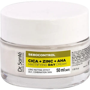 DR.SANTE Sebocontrol Mattifying Day Cream Cica + Zinc + AHA 50 ml - Kosmetika