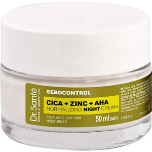 DR.SANTE Sebocontrol Normalizing Night Cream Cica + Zinc + AHA 50 ml - Kosmetika