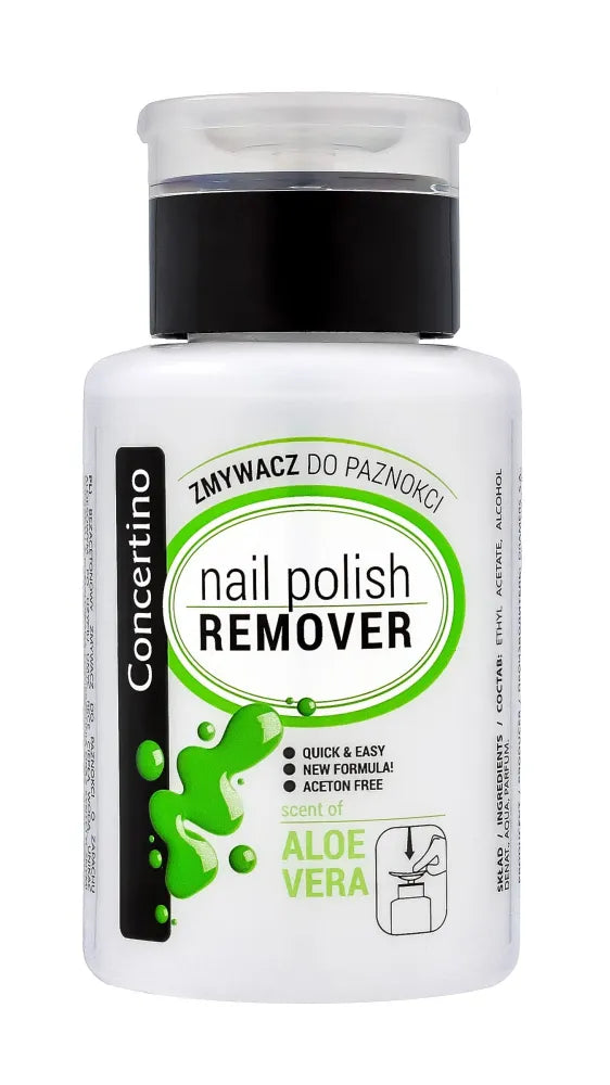 DRAMERS Acetone-free nail polish remover Aloe vera 175 ml - Kosmetika