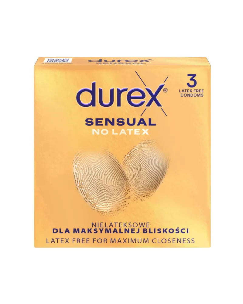 DUREX Sensual No Latex Condoms 1 op.-3 pieces - Higiena