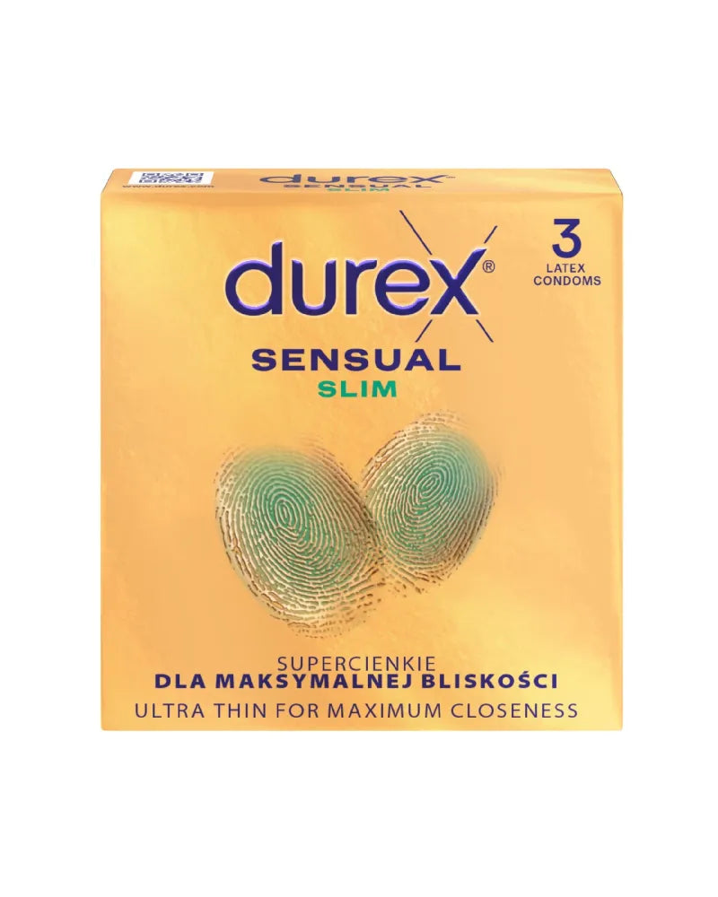 DUREX Sensual Slim super-thin condoms - tapered shape 1 op.-3 pieces - Higiena