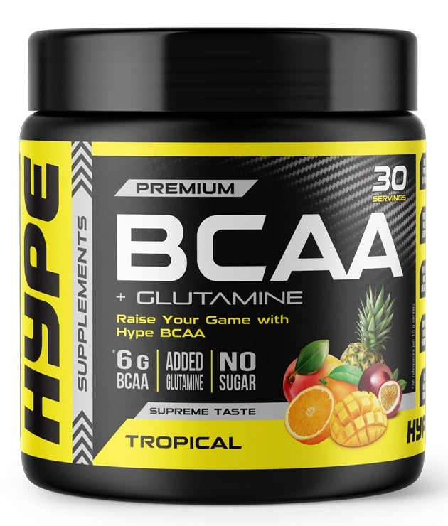 BCAA + Glutamine, Tropical - 300g - Hype