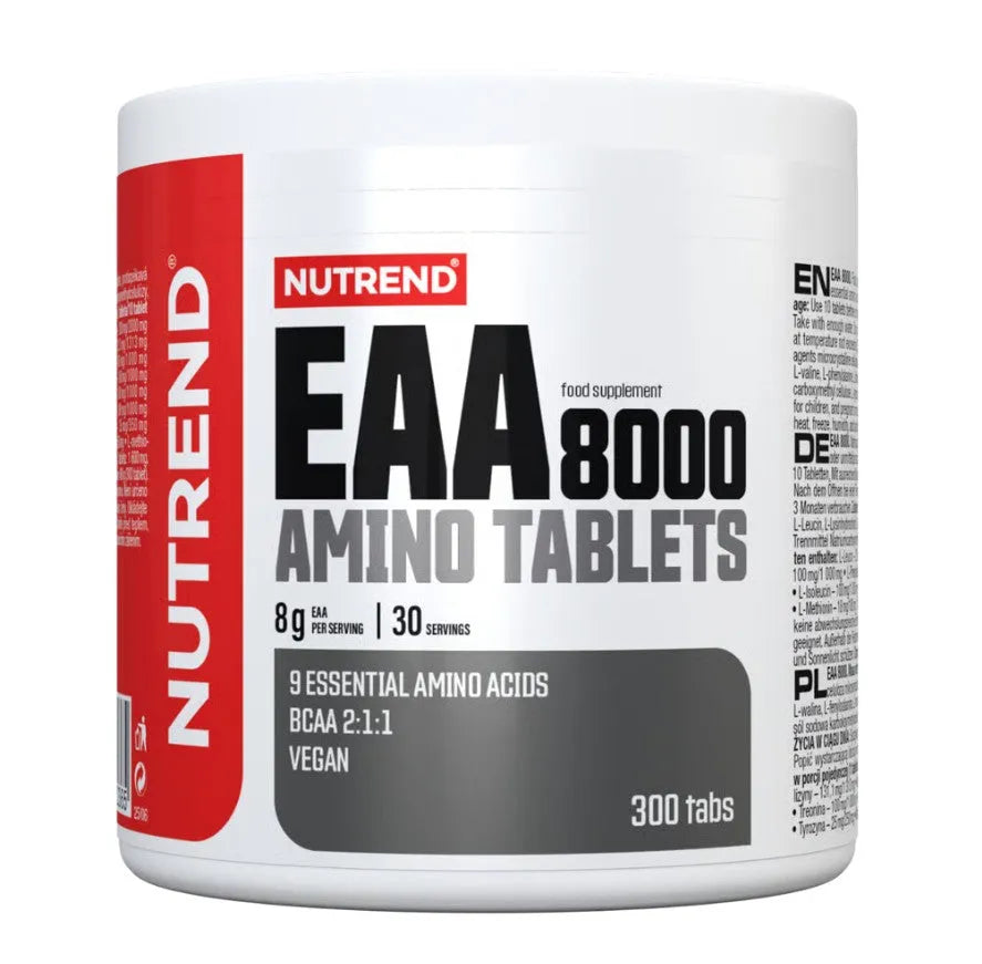 EAA 8000 Amino Tablets - 300 - Nutrend - Sporto papildai