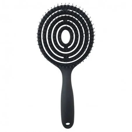 ECARLA Brush for massaging and detangling hair - black SCZ09CZ - Kosmetika