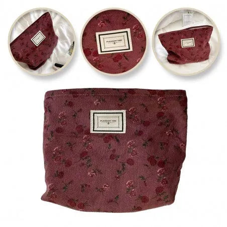 ECARLA Cosmetic Bag KS118 Maroon. - Kosmetika