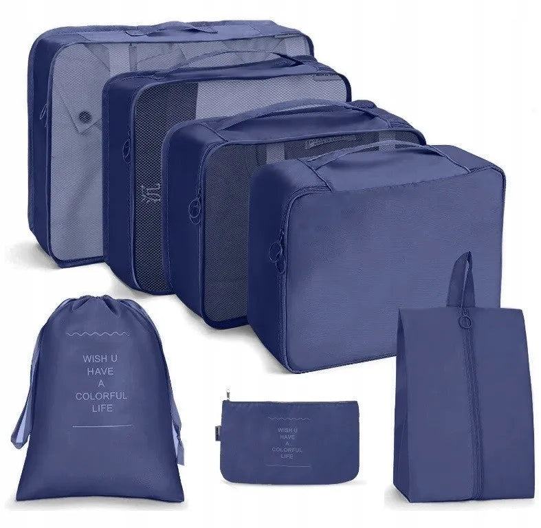 ECARLA Cosmetic bag - organizatorius 7 elementams - tamsiai mėlynas KS41WZ4 - Kosmetika