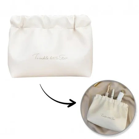 ECARLA Cosmetic bag - sachet white KS147B - Kosmetika