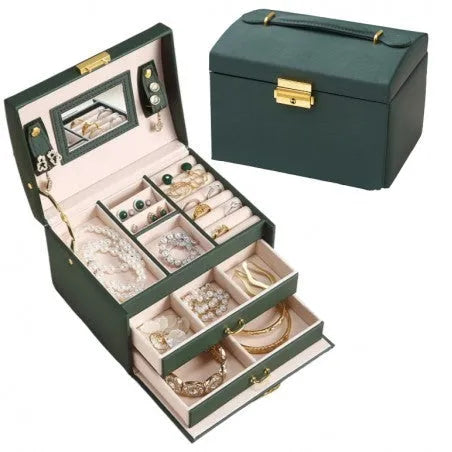 ECARLA Jewelry box žalia PD49ZIE - Kosmetika