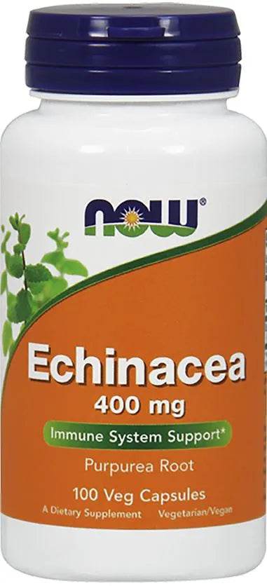 Echinacea 400mg - 100 vcaps - NOW Foods - Papildai