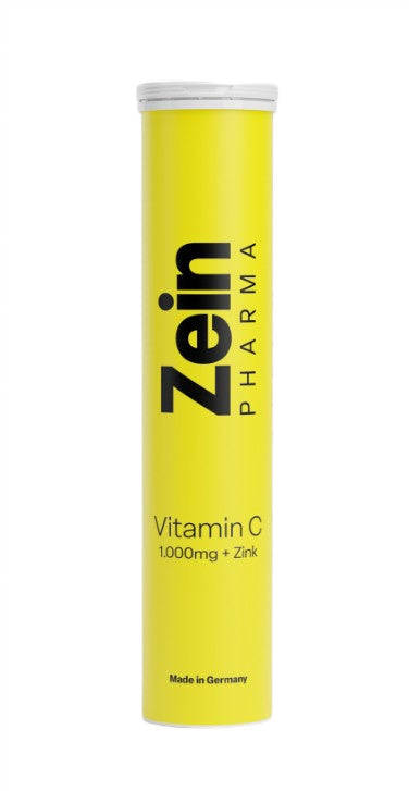 Vitamin C + Zinc, Orange - 20 effervescent tabs - Zein Pharma