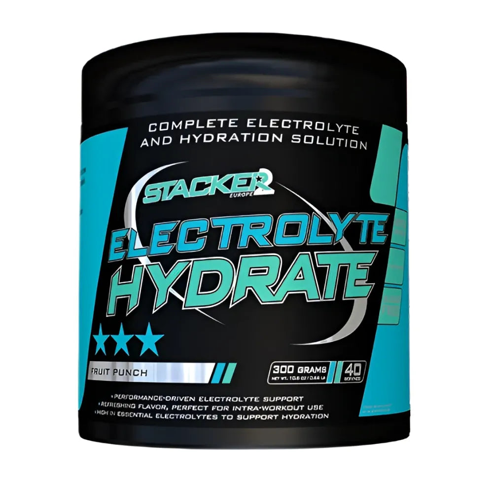 Electrolyte Hydrate Fruit Punch - 300g - Stacker2 Europe - Sporto papildai