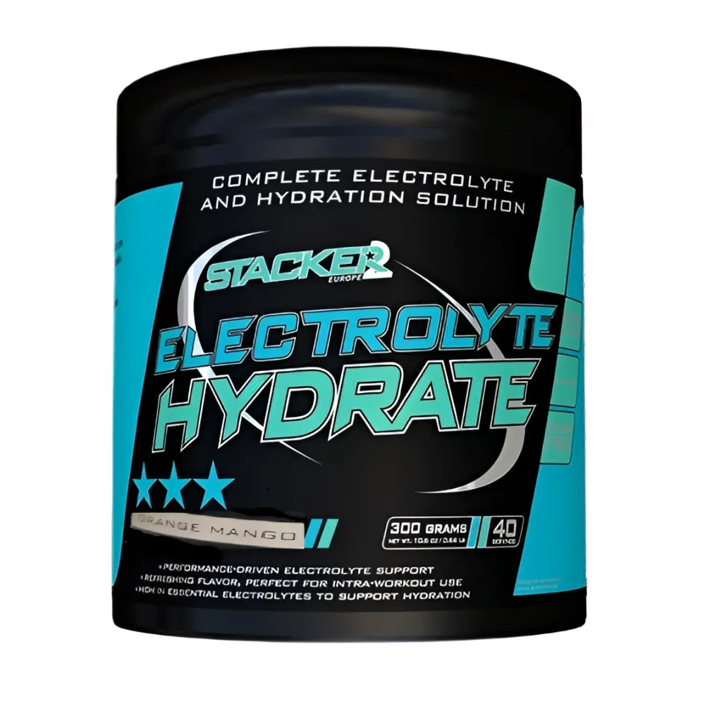 Electrolyte Hydrate Orange Mango - 300g - Stacker2 Europe - Sporto papildai