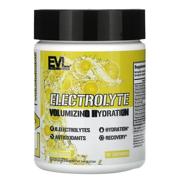 Electrolyte Lemonade - 111g - EVLution Nutrition - Sporto papildai