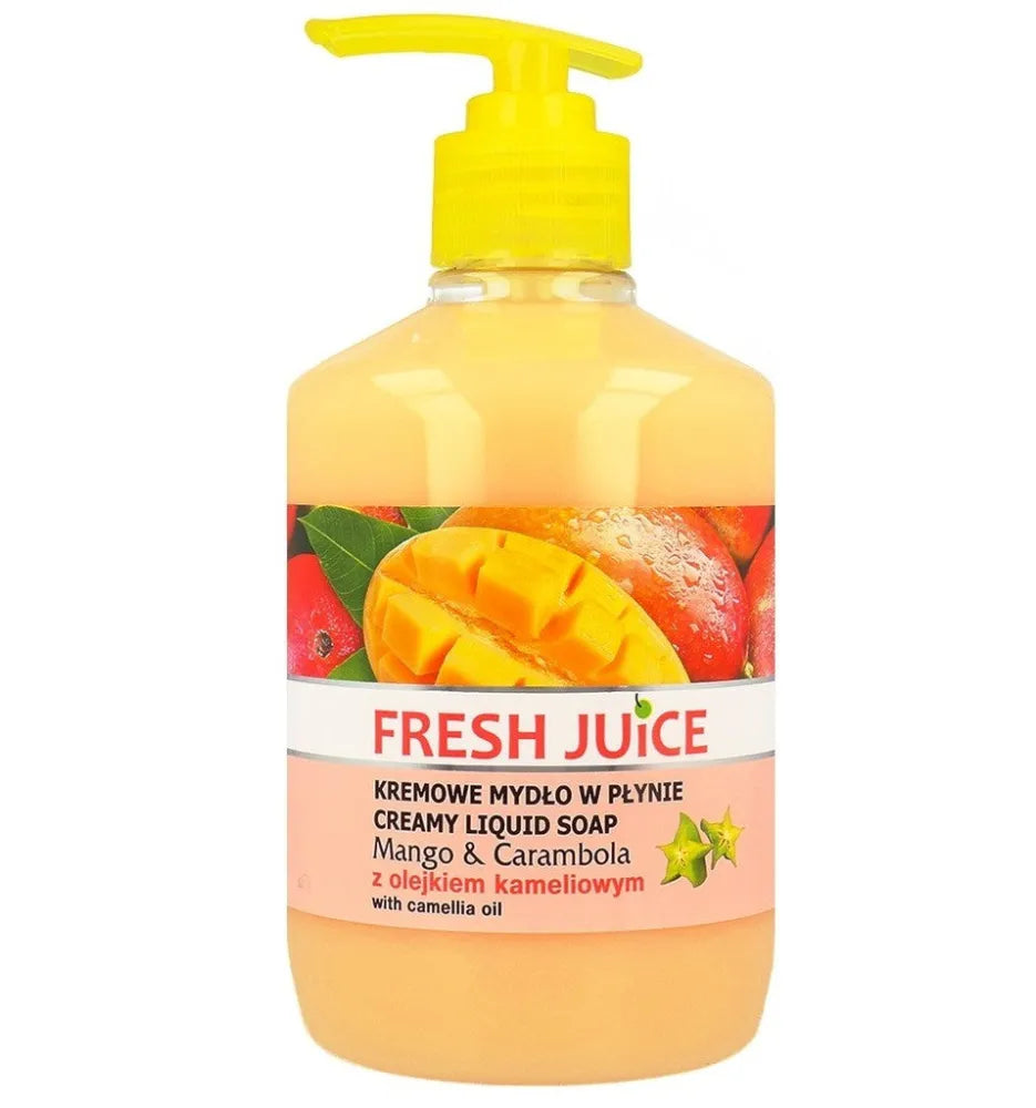 ELFA FRESH Skystas muilas kremas. Mango ir Karam 460m& - Kosmetika