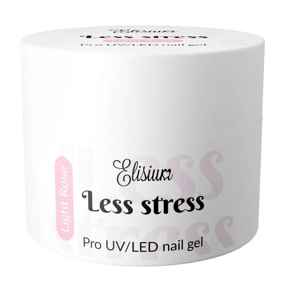 ELISIUM Less Stress Builder Nail Building Gel - Šviesiai rožinė 40ml - Kosmetika