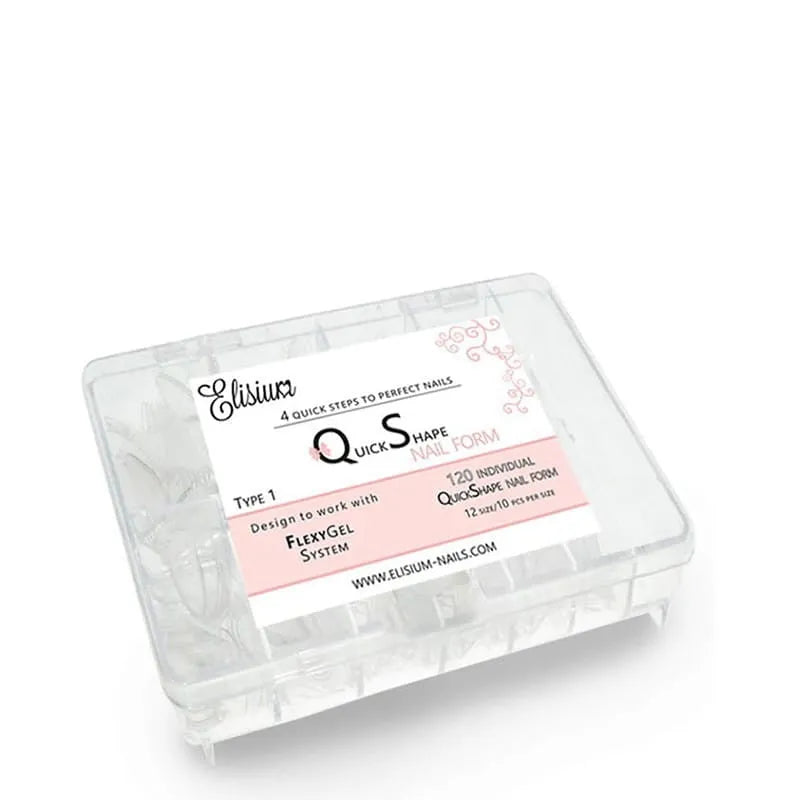 ELISIUM Quick Shape Nail Form Acrylic gel forms Tipas 1 pak - 120 vnt - Kosmetika