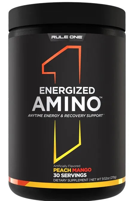 Energized Amino Peach Mango - 270g - Rule One - Sporto papildai