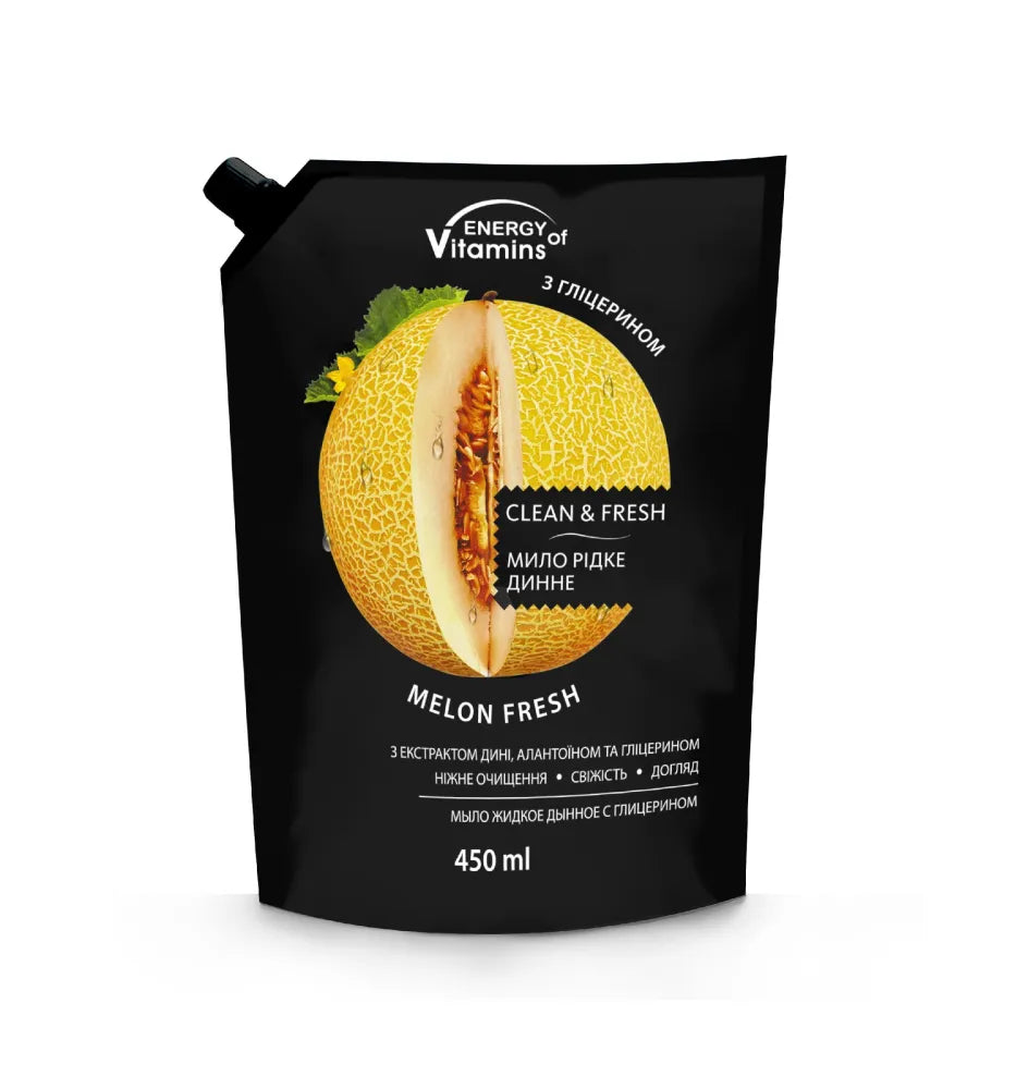 ENERGY OF VITAMINS Melon Fresh skystas muilas 450ml - papildymas - Kosmetika